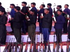 छत्तीसगढ़ में 106 नक्सली सरेंडर, सिर पर 3.95 करोड़ रुपए का इनाम था