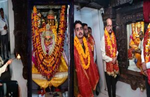 राज्यपाल ने माँ महामाया का दर्शन कर छत्तीसगढ़ की सुख-समृद्धि, खुशहाली की कामना की