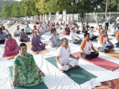 राजसमंद में योग दिवस पर जनसैलाब, 86 हजार से अधिक लोगों ने किया सामूहिक योगाभ्यास