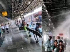 रेलवे प्लेटफॉर्म पर ‘ठंडा-ठंडा कूल-कूल’ इंतजाम, फोगर और वॉटर स्प्रिंकलर से यात्रियों को AC जैसी राहत