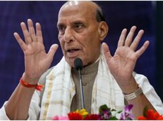 राजनाथ सिंह का कांग्रेस पर हमला, बोले- RSS को प्रमाणपत्र की जरूरत नहीं