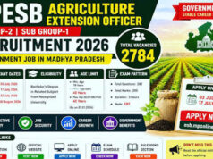 MPESB Recruitment 2026: कृषि विस्तार अधिकारी के 2784 पदों पर आवेदन शुरू, ग्रेजुएट उम्मीदवार तुरंत करें अप्लाई