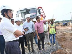 बिलासपुर संभागायुक्त ने निर्माणाधीन मेडिकल कॉलेज का किया निरीक्षण
