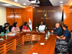 डीजीपी कैलाश मकवाणा से यूएन विमेन इंडिया की कंट्री रिप्रेजेंटिव शोको इशिकावा ने की सौजन्य भेंट