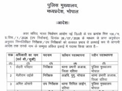 दतिया उपचुनाव से पहले पुलिस महकमे में बड़ा फेरबदल, SP ने 14 अधिकारियों का किया तबादला