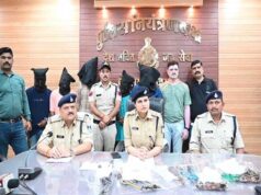 शाजापुर पुलिस ने डकैती की तैयारी विफल की