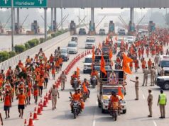 सावन में कांवड़ियों को बड़ी राहत: मेरठ-दिल्ली एक्सप्रेसवे पर टोल फ्री, सुरक्षा के विशेष इंतजाम