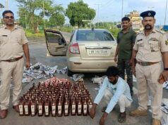 बिहार में शराब तस्करी का बड़ा खुलासा, कार के गुप्त तहखाने से 124 लीटर शराब बरामद