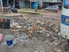 बस स्टैंड बना कचरे का भंडार जिम्मेदार व्यक्ति मौन