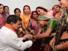 रायपुर : बिहान की दीदियों ने उपमुख्यमंत्री विजय शर्मा को राखी बांधकर दी बधाई, साझा किए गुजरात भ्रमण के अनुभव