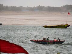 वाराणसी में गंगा का जलस्तर बढ़ा, घाट जलमग्न, प्रशासन पूरी तरह अलर्ट