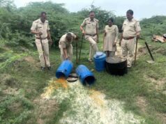 राजस्थान में अवैध शराब पर आबकारी विभाग की बड़ी कार्रवाई, हजारों लीटर वॉश नष्ट