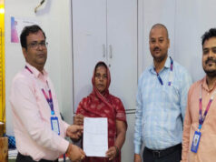 SBI जनकपुर ने SGSP योजना के तहत मृत कर्मचारी के नॉमिनी को दिलाए ₹10 लाख, बैंक ने दी योजना की जानकारी