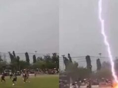 थाईलैंड में फुटबॉल मैच के दौरान गिरी बिजली, खिलाड़ी की मौत 12 घायल