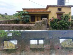 कक्षा 1 से 5 तक के सभी बच्चे आज आंगनवाड़ी में पढ़ने को मजबूर है।