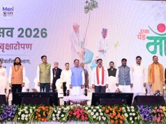 मुख्यमंत्री विष्णुदेव साय ने अपनी माँ के नाम पर लगाया पीपल का पौधा, वन महोत्सव-2026 का हुआ शुभारंभ