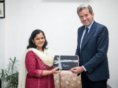 चिकित्सा एवं स्वास्थ्य विभाग की प्रमुख शासन सचिव गायत्री राठौड़ से मिले यूनिसेफ़ के उप प्रतिनिधि जेस्पर मोलर