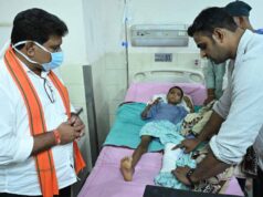 उप मुख्यमंत्री विजय शर्मा ने एम्स रायपुर में महाराष्ट्र सड़क हादसे के घायलों से की मुलाकात