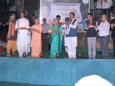 प्रेरणा स्थल पर जले आशीर्वाद के दीये, सीएम योगी ने शुरू किया सेवा संकल्प अभियान