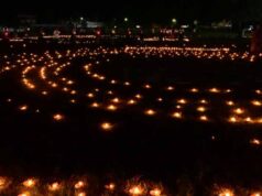 सेवा संकल्प अभियान के शुभारंभ पर जीपीएम में प्रज्वलित हुए आशीर्वाद के दो लाख दीप