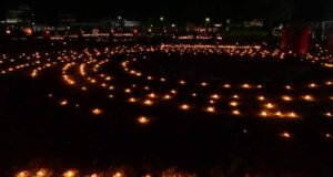 सेवा संकल्प अभियान के शुभारंभ पर जीपीएम में प्रज्वलित हुए आशीर्वाद के दो लाख दीप