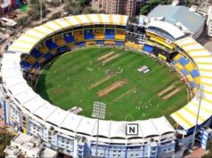 भारत-वेस्टइंडीज T20 के लिए होलकर स्टेडियम तैयार, मैदान पर दिखेगा चेक्स पैटर्न