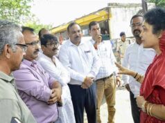 राज्यमंत्री (स्वतंत्र प्रभार) गौर ने अवधपुरी में किया सड़कों का निरीक्षण