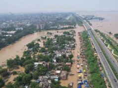 पटना में गंगा ने तोड़ा 2016 का बाढ़ रिकॉर्ड, गांधी घाट पर जलस्तर 50.57 मीटर पहुंचा