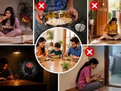 बेड से लेकर दरवाजे तक, इन जगहों पर बैठकर खाना न खाएं, वास्तु में माना गया है अशुभ