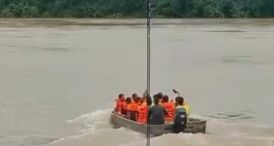 जबलपुर के गौरीघाट में होमगार्ड्स की मोटरबोट डूबी, इंजन खराब होने से नाव में भरा पानी