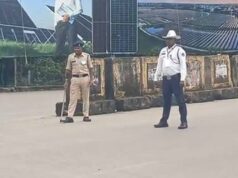 उपराष्ट्रपति राधाकृष्णन के रायपुर दौरे से पहले सुरक्षा और यातायात व्यवस्था की मॉकड्रिल