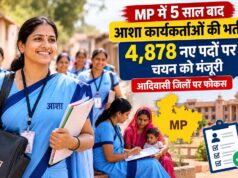 MP में 5 साल बाद आशा कार्यकर्ताओं की भर्ती, 4,878 नए पदों पर चयन को मंजूरी