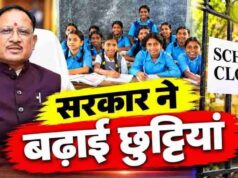 छत्तीसगढ़ में स्कूलों की दिवाली छुट्टियां बढ़ीं, अब 6 से 11 नवंबर तक रहेगा अवकाश