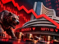 Stock Market Crash: 800 अंक उछलने के बाद धड़ाम हुआ सेंसेक्स, डे-हाई से 1,400 अंक फिसला