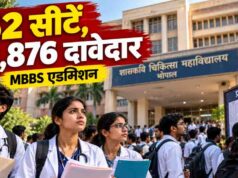 एमपी में MBBS की 62 सीटों पर 13,876 दावेदार, डॉक्टर बनने के लिए कड़ी टक्कर; भोपाल में एक सीट पर 944 की होड़