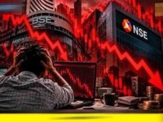 Jio लिस्टिंग से पहले शेयर बाजार में भारी गिरावट, सेंसेक्स-निफ्टी धड़ाम; IT शेयरों में मची बिकवाली