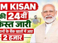 PM किसान की 24वीं किस्त जारी, दिवाली से पहले किसानों को मोदी सरकार की सौगात