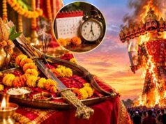 दशहरा 2026: आज रावण दहन का शुभ मुहूर्त, जानें शस्त्र पूजा का सही समय