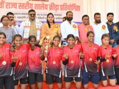 26वीं राज्य स्तरीय शालेय क्रीड़ा प्रतियोगिता का रंगारंग समापन