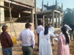 लोक निर्माण विभाग के सचिव ने निर्माणाधीन संयुक्त जिला कार्यालय भवन और पीडब्लूडी आवासीय परिसर का किया निरीक्षण