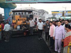 कोरबा की प्रमुख सड़कों के डामरीकरण कार्य का शुभारंभ, उद्योग मंत्री लखन लाल देवांगन ने किया निरीक्षण